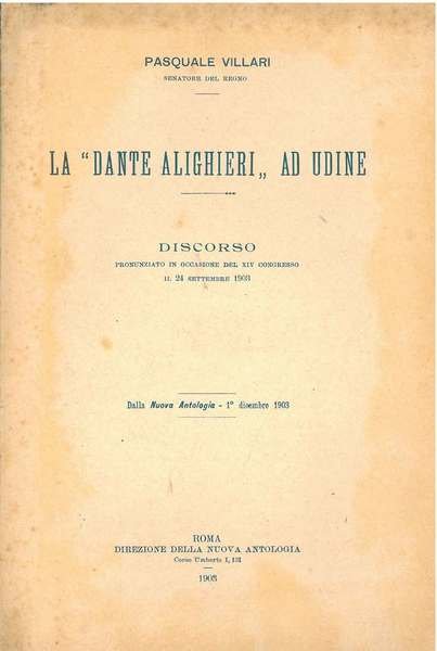 La Dante Alighieri ad Udine