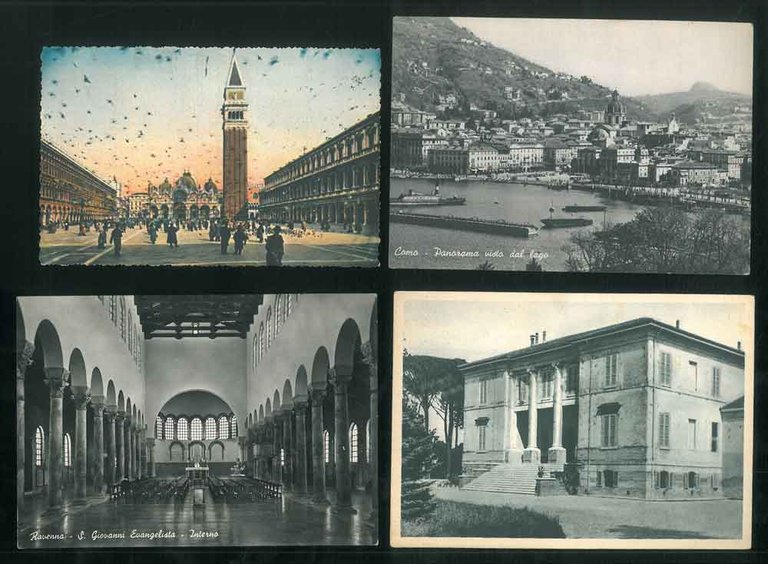 8 cartoline illustrate inviate dal pittore ad Amelia Cevolani da …