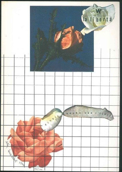 Litografia originale firmata e numerata. In allegato a: W la …