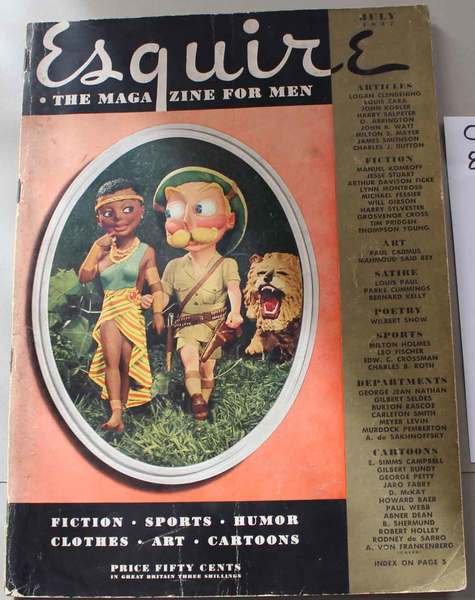 ESQUIRE, the magazine for men. Julj, 1937