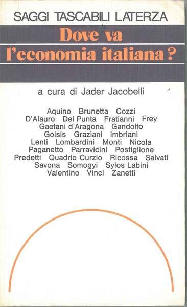 Dove va l'economia italiana?