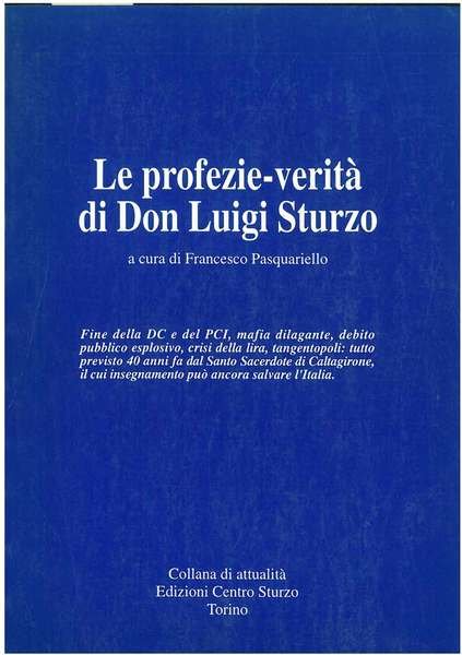 Le profezie-verità di Don Luigi Sturzo