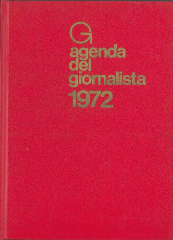 Agenda del giornalista 1972