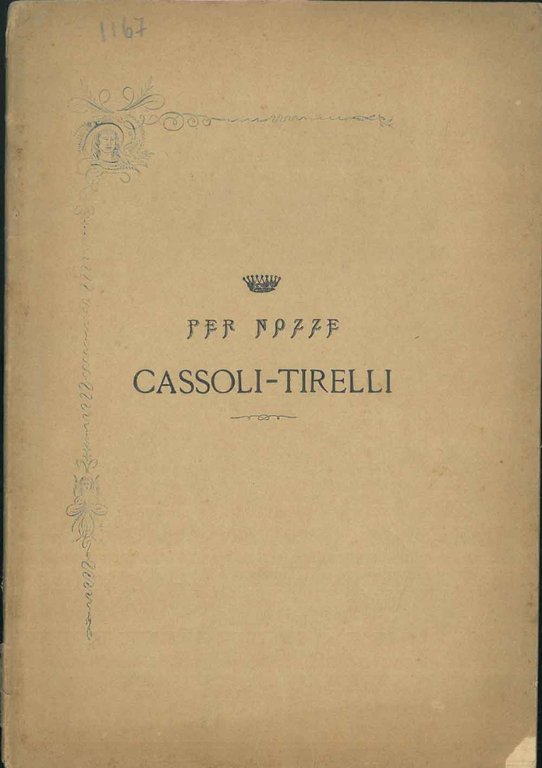 Al Conte Giuseppe Cassoli il dì che si sposa la …