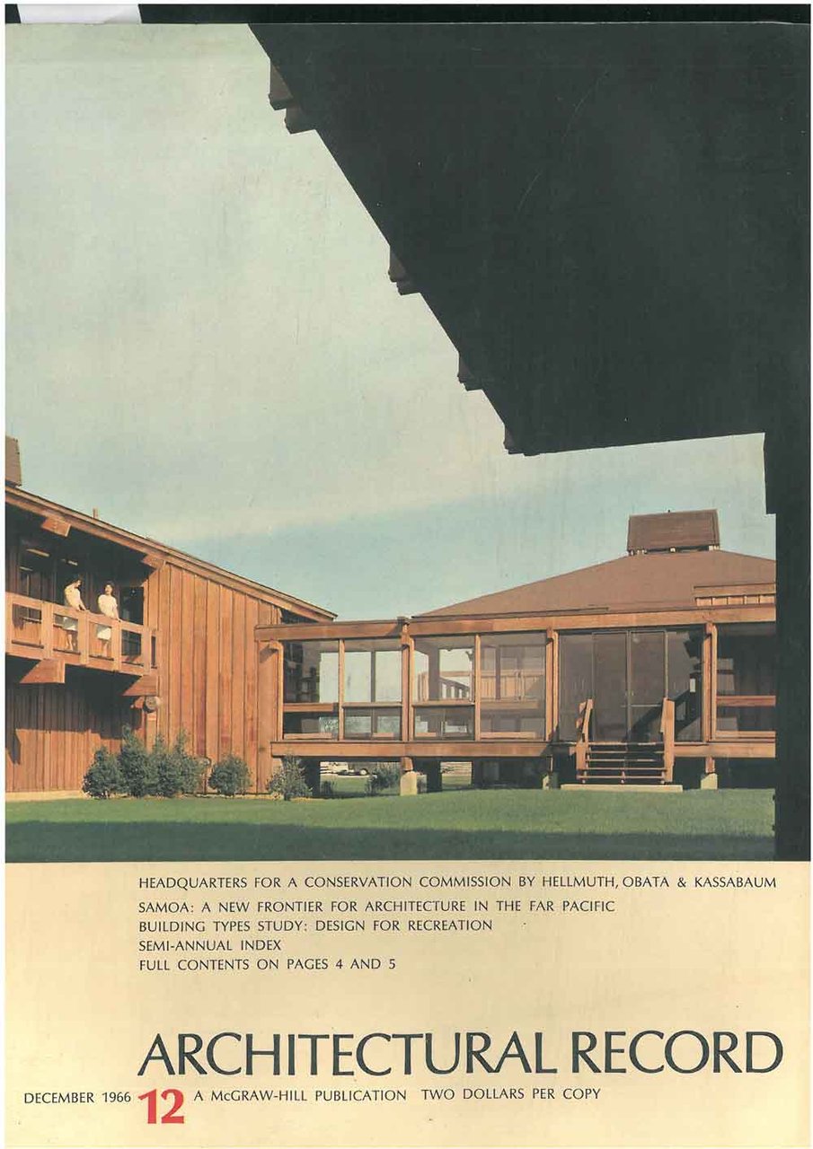 Architectural Record, n. 12, December 1966. Building types study: Design …