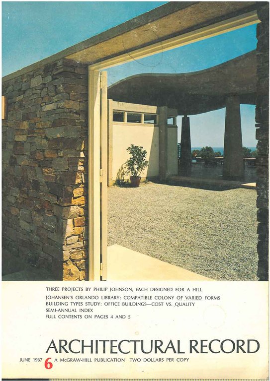 Architectural Record, n.6, June 1967. Building types study: Office buildings …