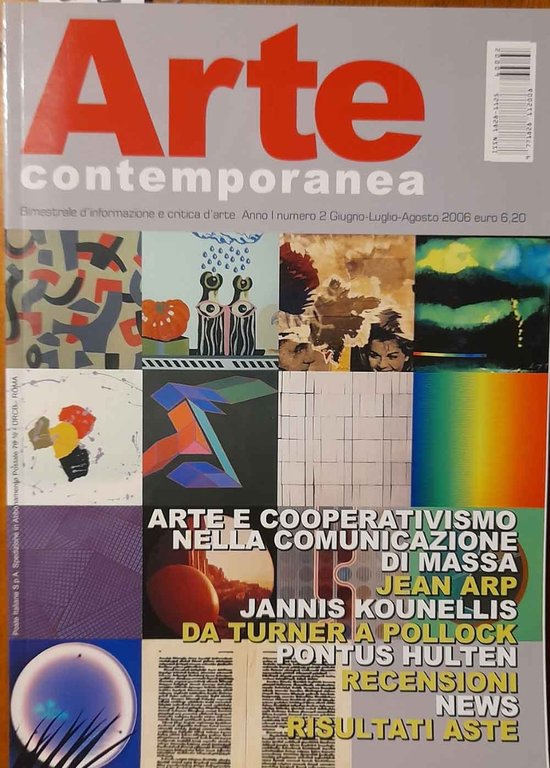 Arte contemporanea Anno 1, n. 2 Giugno-luglio-agosto 2006