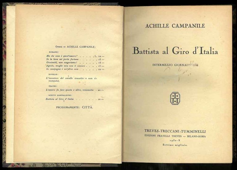 Battista al Giro d'Italia. Intermezzo giornalistico.