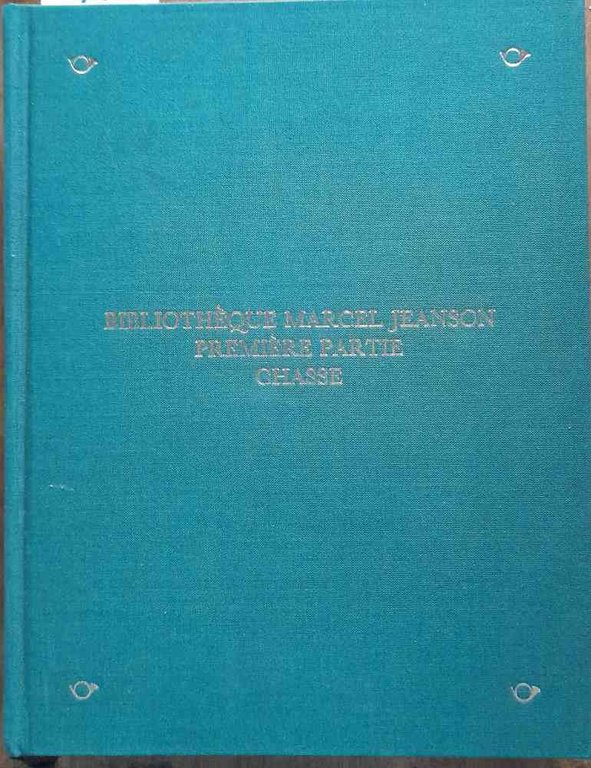 Bibliothèque Marcel Jeanson preière Partie. Chasse