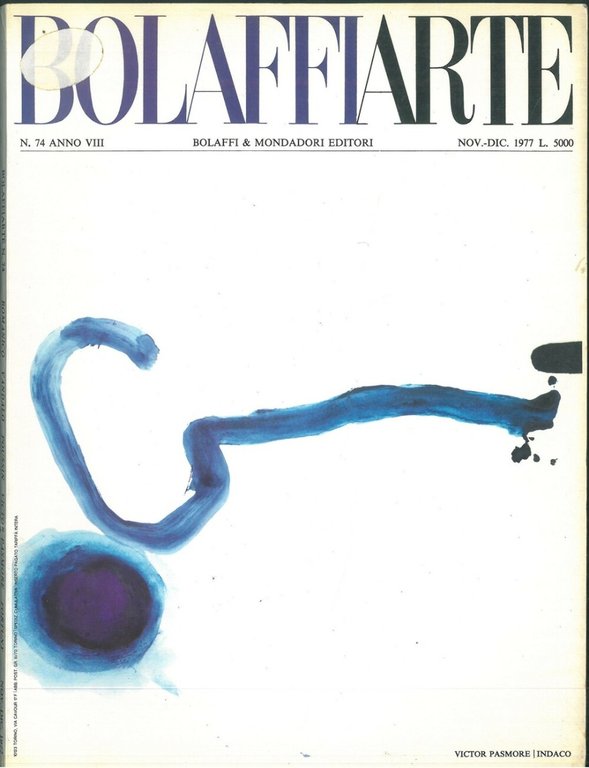 Bolaffi Arte, n. 74, anno VIII, novembre - dicembre 1977