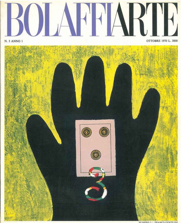 Bolaffiarte n. 3. Franco Gentilini. Riproduzione litografica (in 5 colori …
