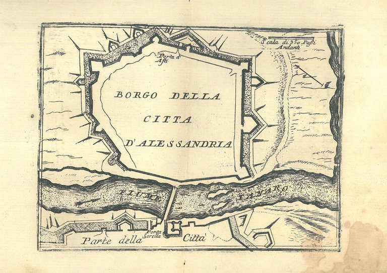 Borgo della città d'Alessandria
