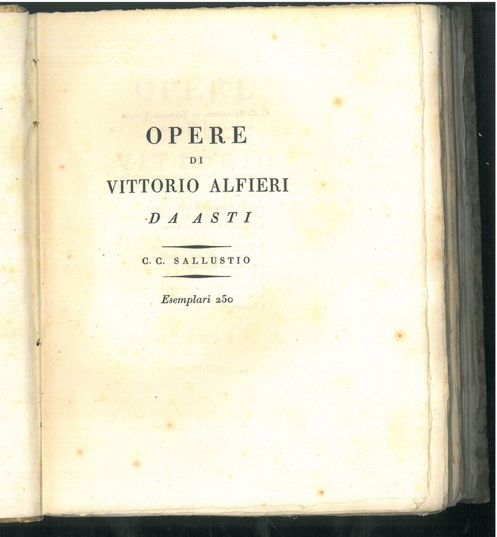 C. Crispo Sallustio tradotto in italiano
