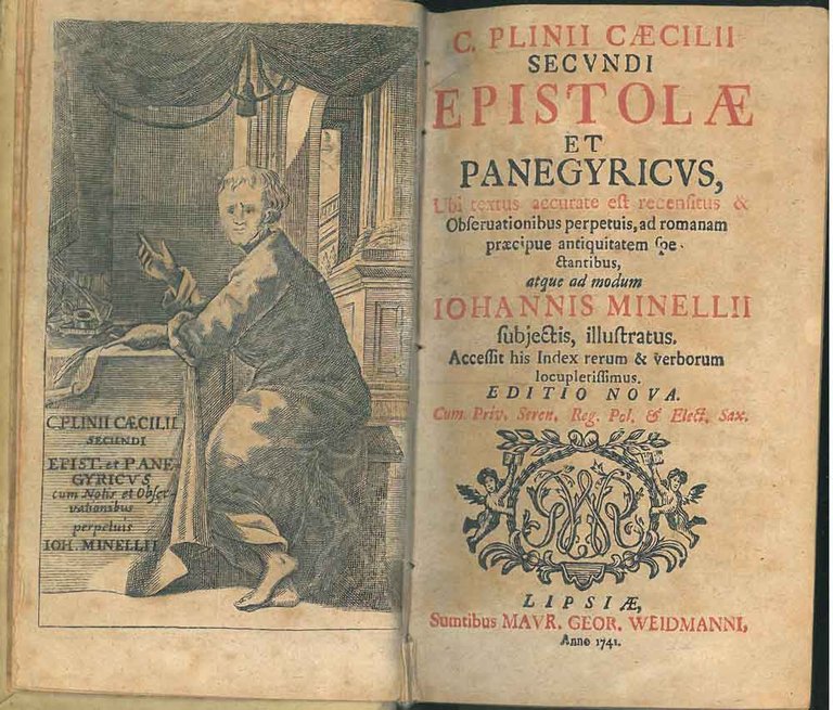 C. Plinii Caecilii Secundi Epistolae et Panegyricus, ubi textus accurate …