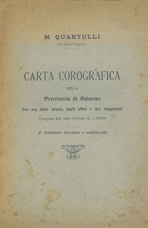 Carta corografica della provincia di Salerno per uso delle scuole, …