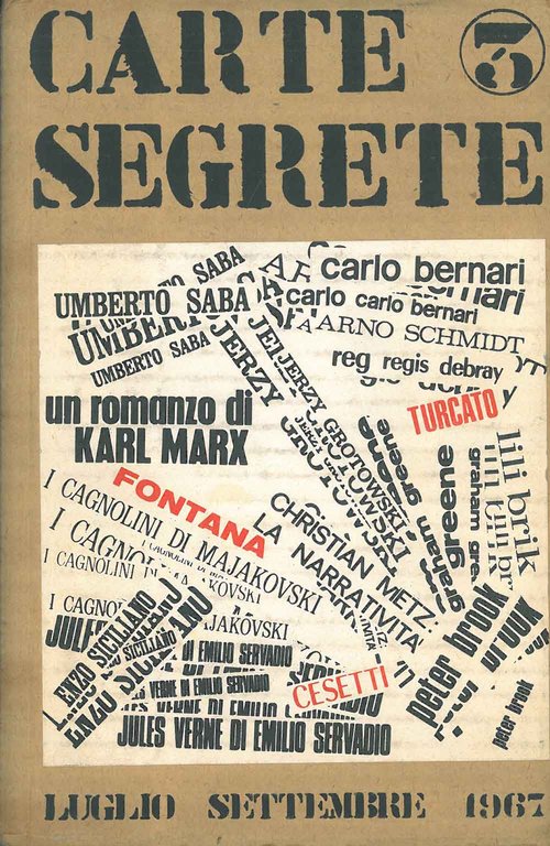 Carte segrete 3. Un romanzo di Karl Marx; C. Bernari, …