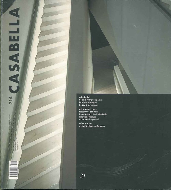 Casabella Rivista internazionale di architettura; International Architectural Review, settembre 2003, … | Immagine Gallery 2