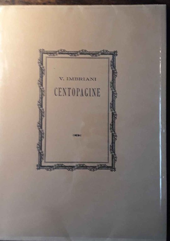 Centopagine. Quattro incisioni di Giuseppe De Nittis. Prefazione di Giovanni …