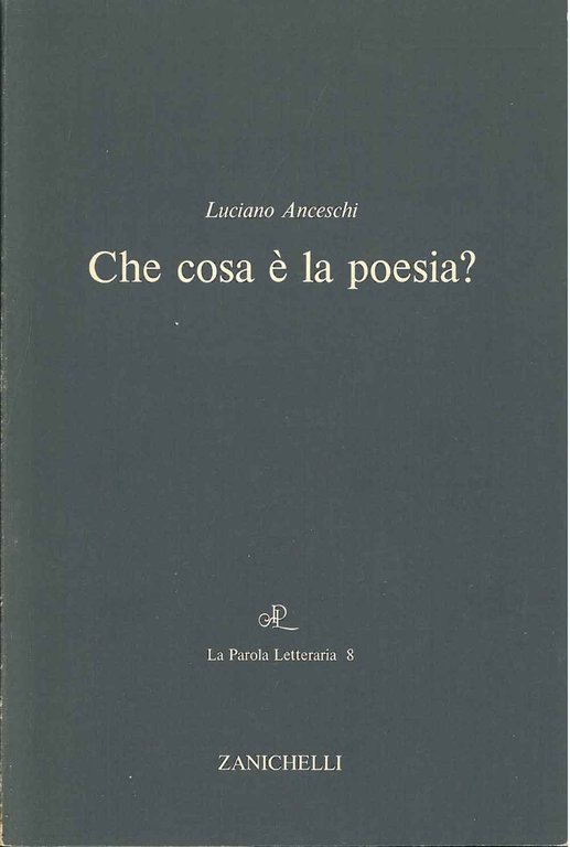 Che cosa è la poesia?