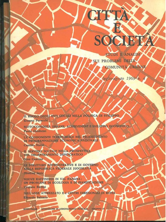 Città e società. Studi e analisi sui problemi delle comunità …