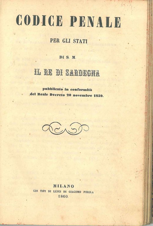 Codice penale per gli stati di S. M. il Re …