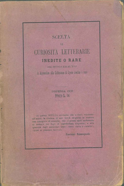 Cronaca bolognese pubblicata da Corrado Ricci