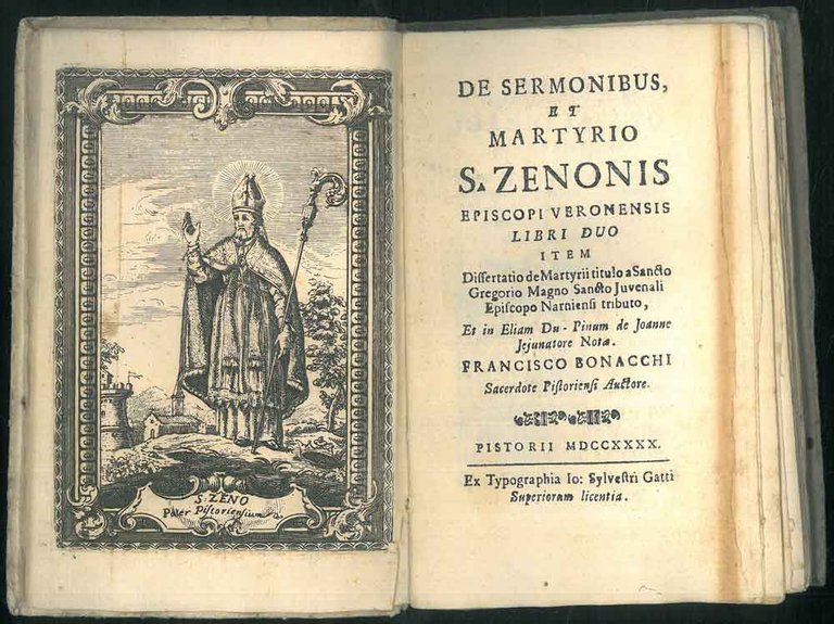 De sermonibus, et martyrio S. Zenonis episcopi Veronensis libri duo …