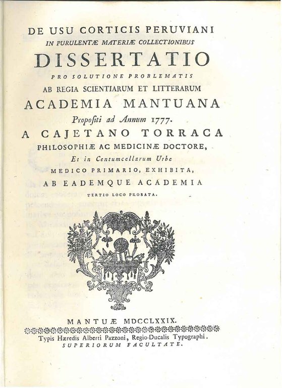 De usu corticis Peruviani in purulentae materiae collectionibus dissertatio pro …