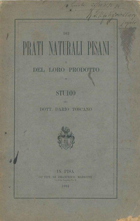 Dei prati naturali pisani e del loro prodotto