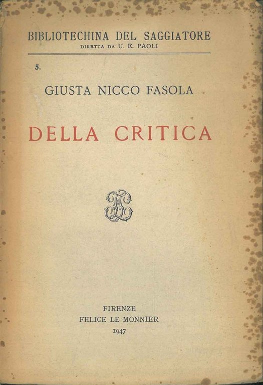 Della critica