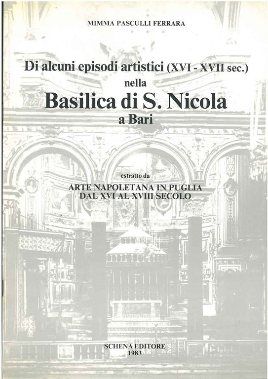 Di alcuni episodi artistici (XVI-XVII sec.) nella Basilica di S. …