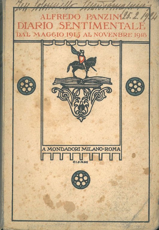 Diario sentimentale della guerra : dal maggio 1915 al novembre …