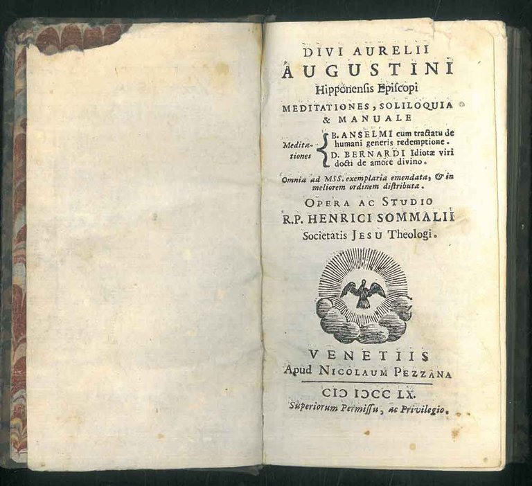 Divi Aurelii Augustini Hipponensis Episcopis. Meditationes, soliloquia & manuale. Omnia …