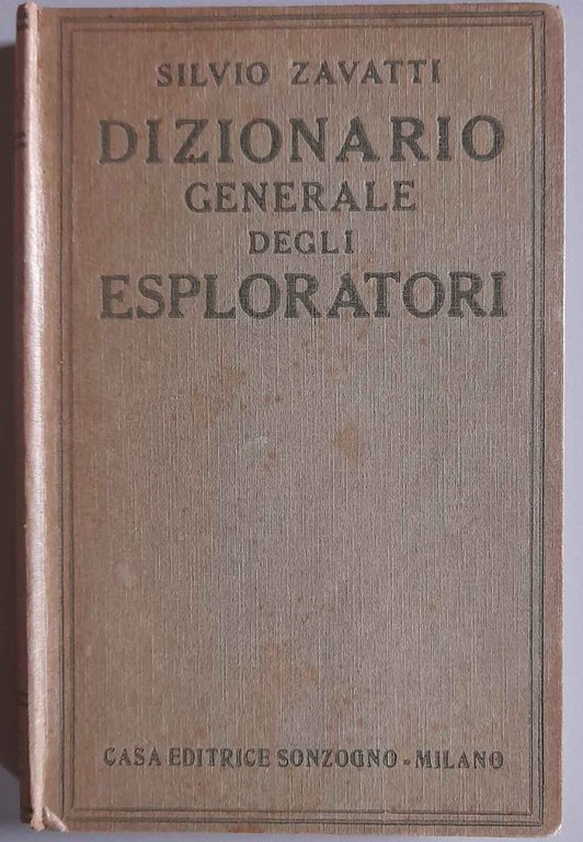 Dizionario generale degli esploratori