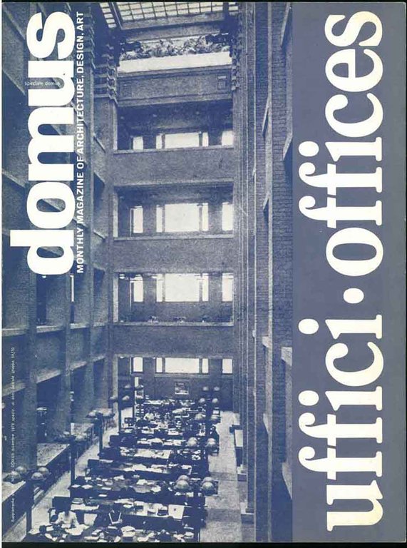 Domus. Monthly magazine of architecture, design, art. Numero speciale sugli …