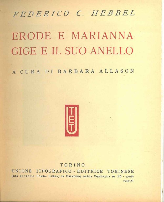 Erode e Marianna - Gige e il suo fratello A …