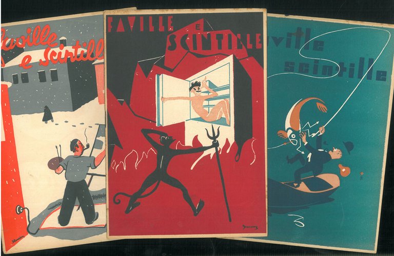 Faville e Scintille. Anno V "1937" 11 numeri. Rivista mensile …