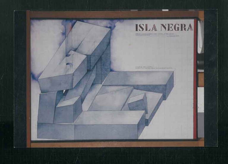 Fotografia originale a colori (di A. Giorgetti). Isla Negra.