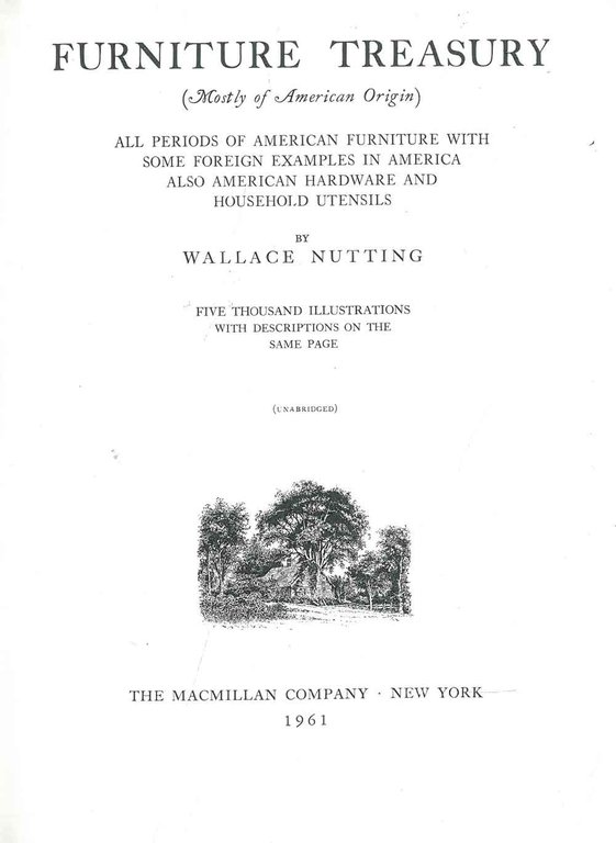 Furniture Treasury (mostly of American Origin). All periods of american …
