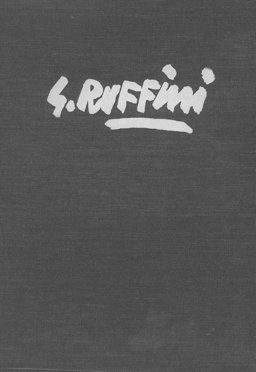 G. Ruffini. Testimonianza di G. Scudellari