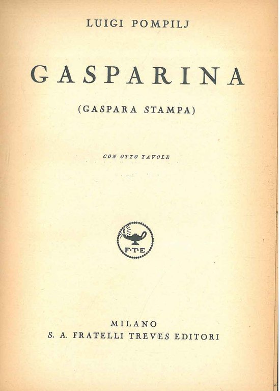 Gasparina. (Gaspara Stampa)