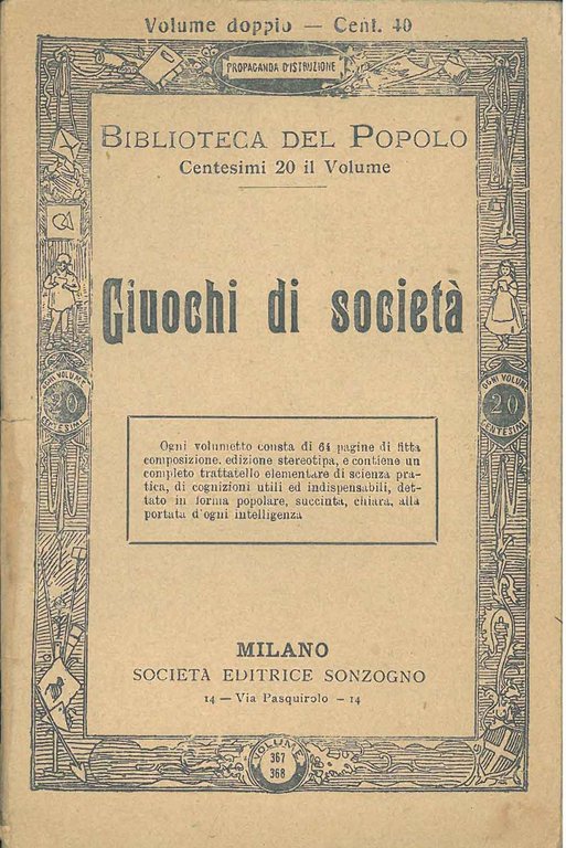 Giuochi di società