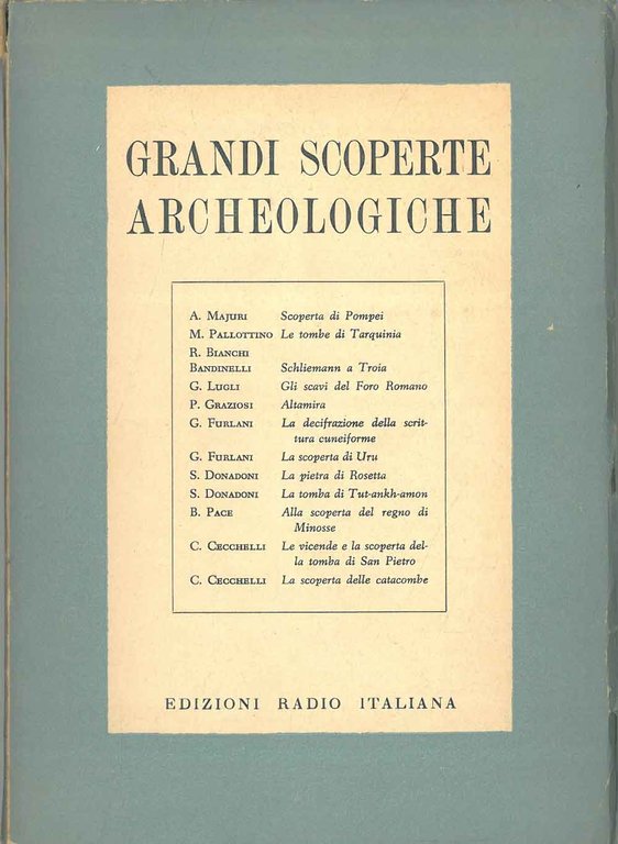 Grandi scoperte archeologiche
