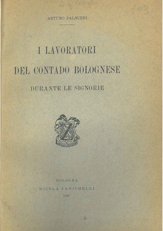 I lavoratori del contado bolognese durante le signorie