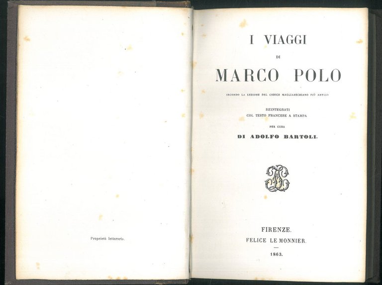 I viaggi di Marco Polo secondo la lezione del codice …