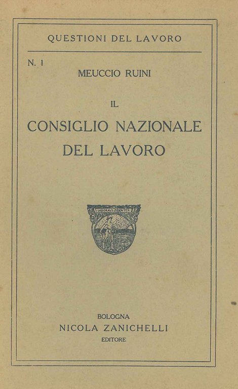 Il Consiglio Nazionale del Lavoro