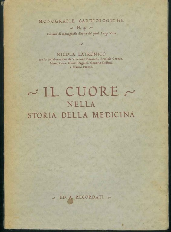 Il Cuore nella storia della medicina.