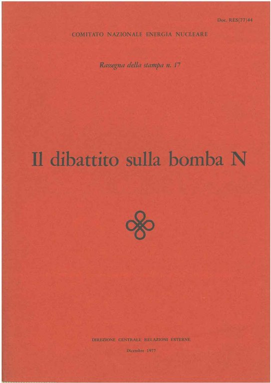 Il dibattito sulla bomba N