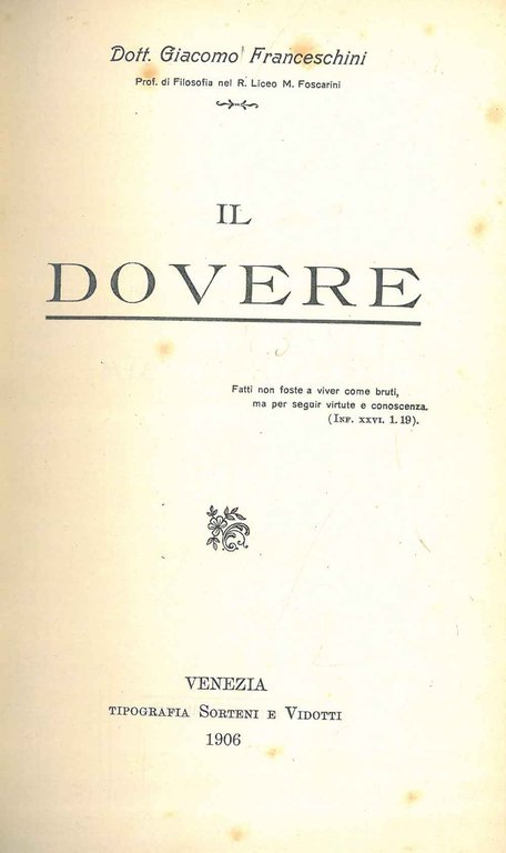Il dovere
