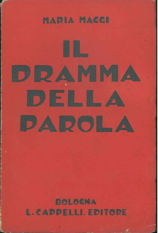 Il dramma della parola